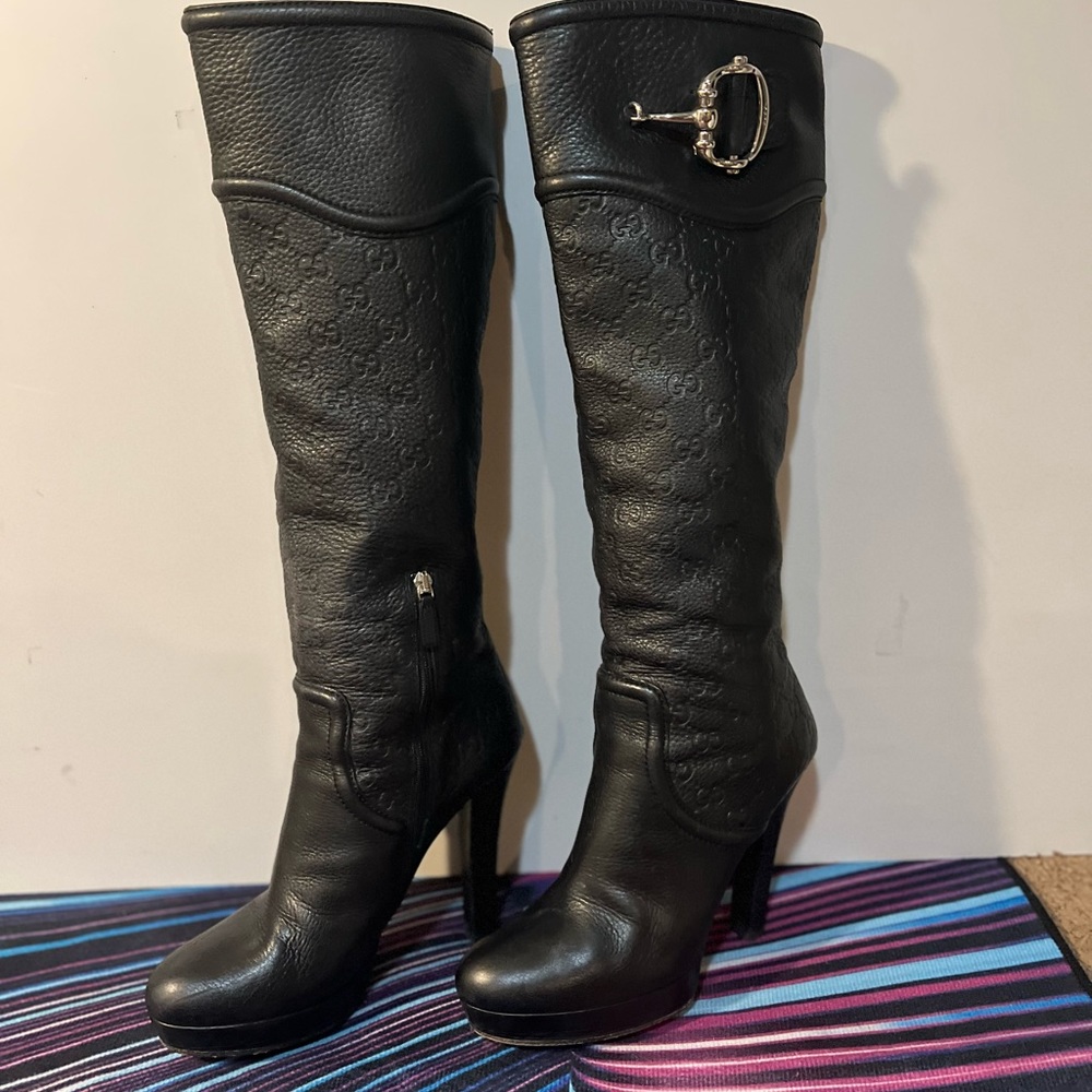 Gucci original horsebit boots